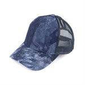 CC Watercolor Messy Bun Pony Cap Women, Teens and Kids Trucker Hats - Truly Contagious