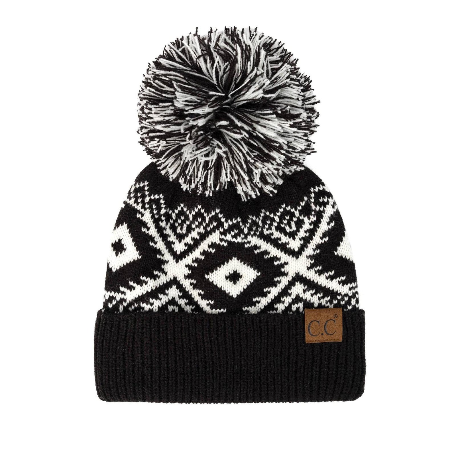 CC Western Print Beanie - Truly Contagious
