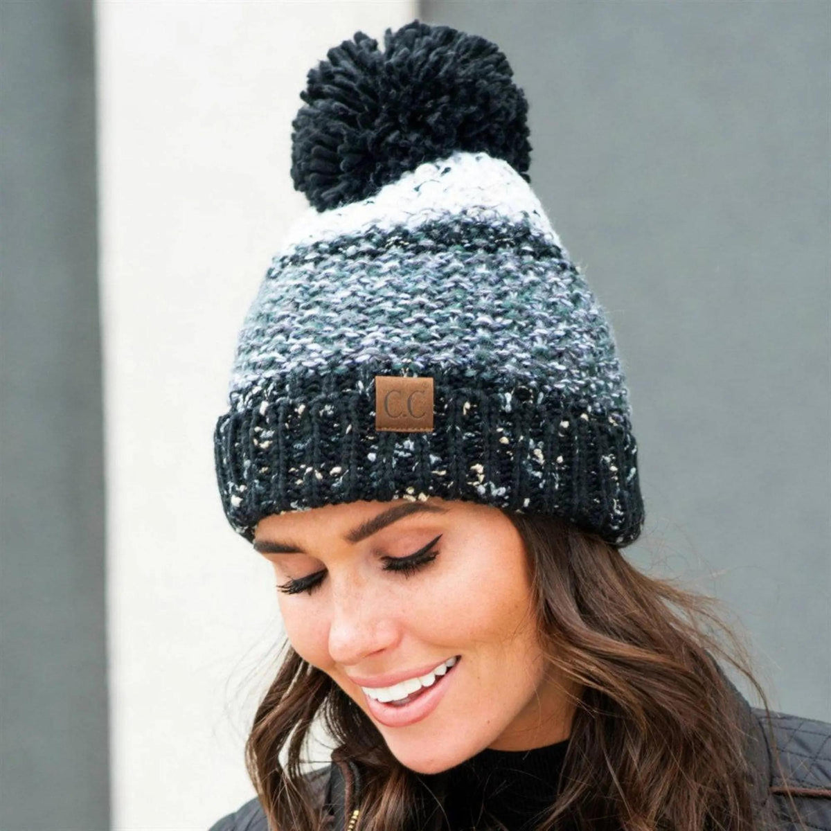 CC Yarn Pom Detailed Beanie - Truly Contagious