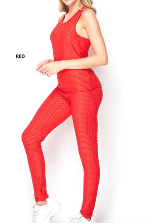 Cellulite Hiding Leggings and Tank Loungewear | New Mix - Truly Contagious