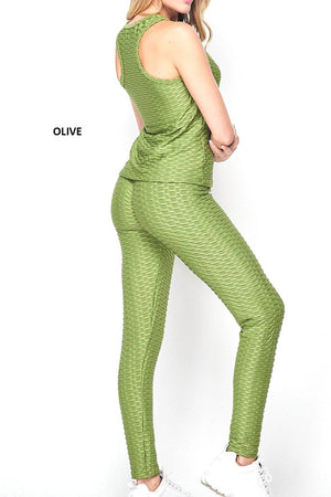 Cellulite Hiding Leggings and Tank Loungewear | New Mix - Truly Contagious