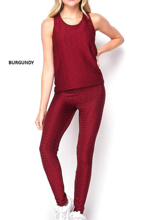 Cellulite Hiding Leggings and Tank Loungewear | New Mix - Truly Contagious