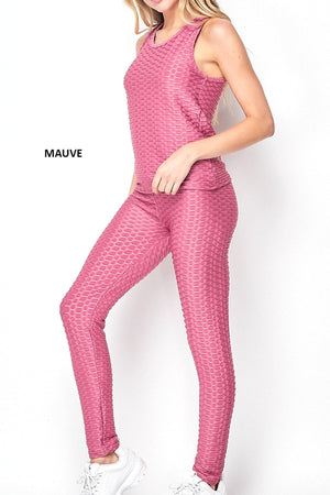 Cellulite Hiding Leggings and Tank Loungewear | New Mix - Truly Contagious