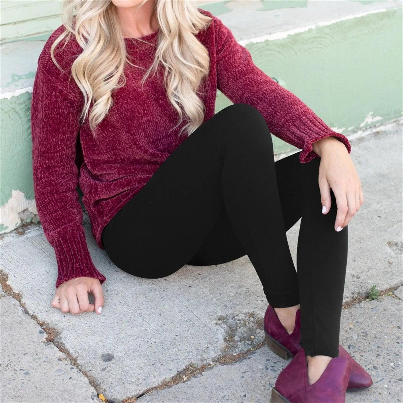 Comfy Non - Lined Leggings | ( Sofra - Mopas) - Truly Contagious