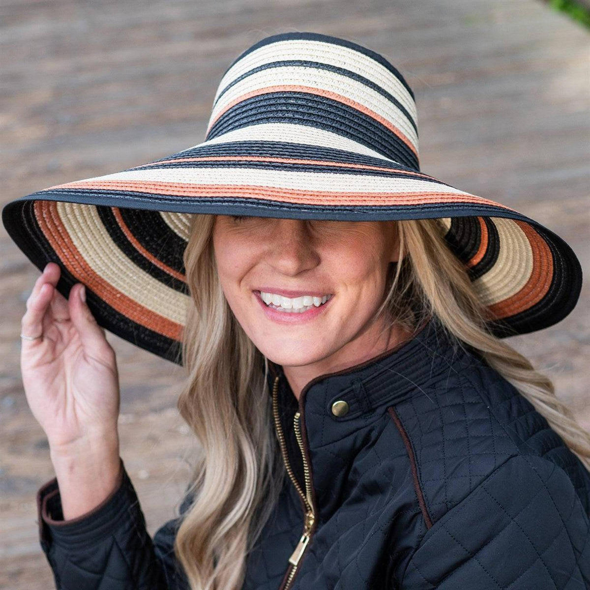 Easy Rollable Straw Visor Hat - Truly Contagious