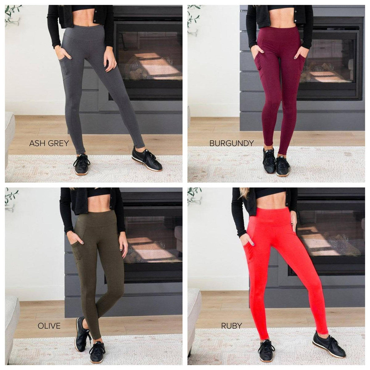 Everyday Pocket Leggings (Zenana) - Truly Contagious