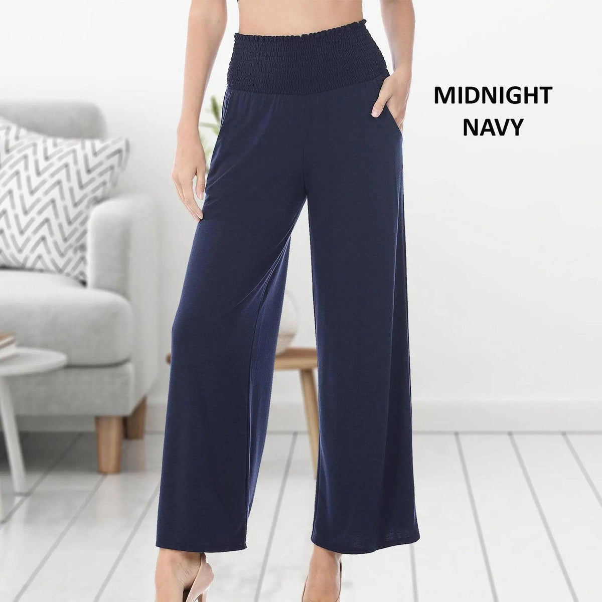 Lounge Pant w/ Smocked Waist - Truly Contagious