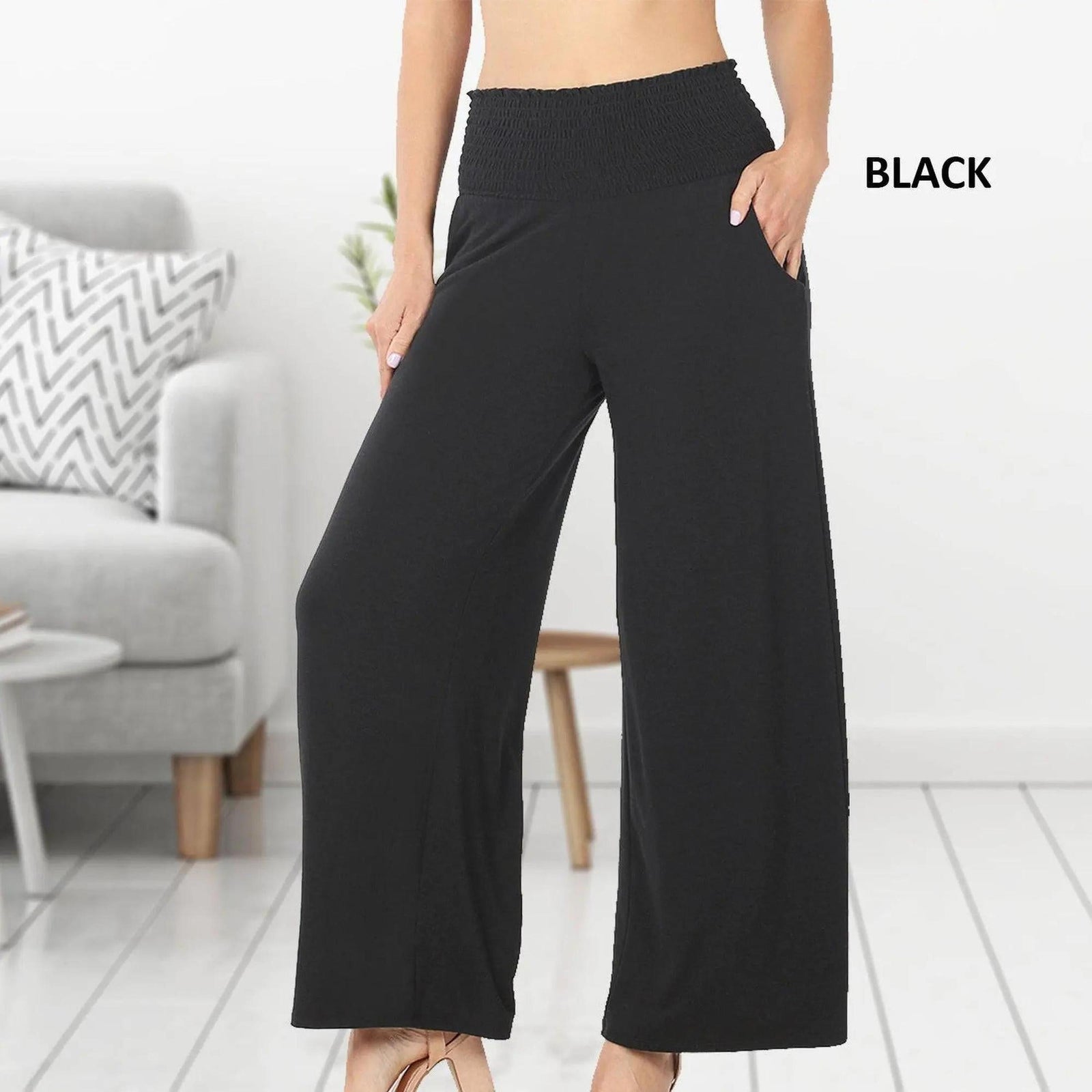 Lounge Pant w/ Smocked Waist - Truly Contagious