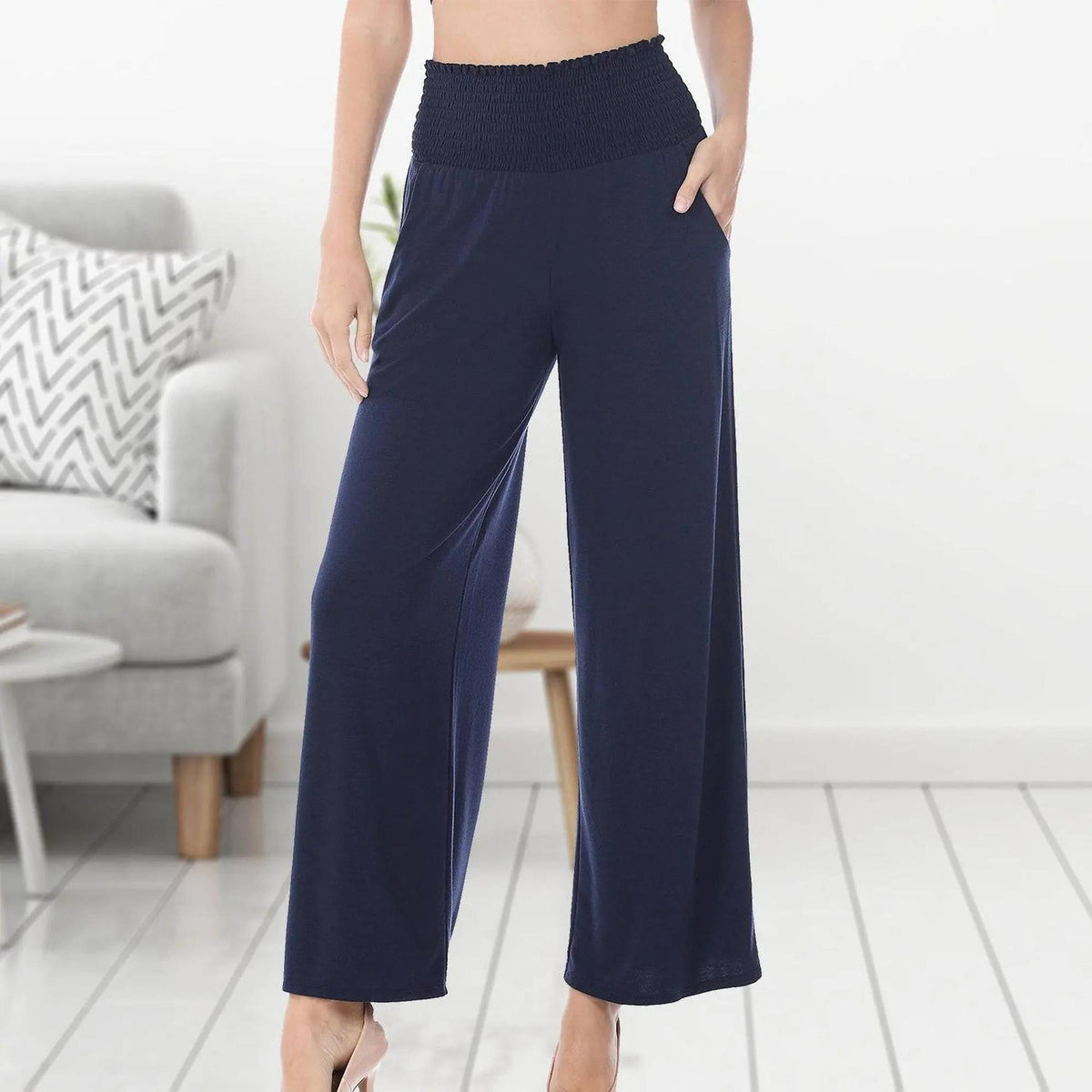 Lounge Pant w/ Smocked Waist - Truly Contagious
