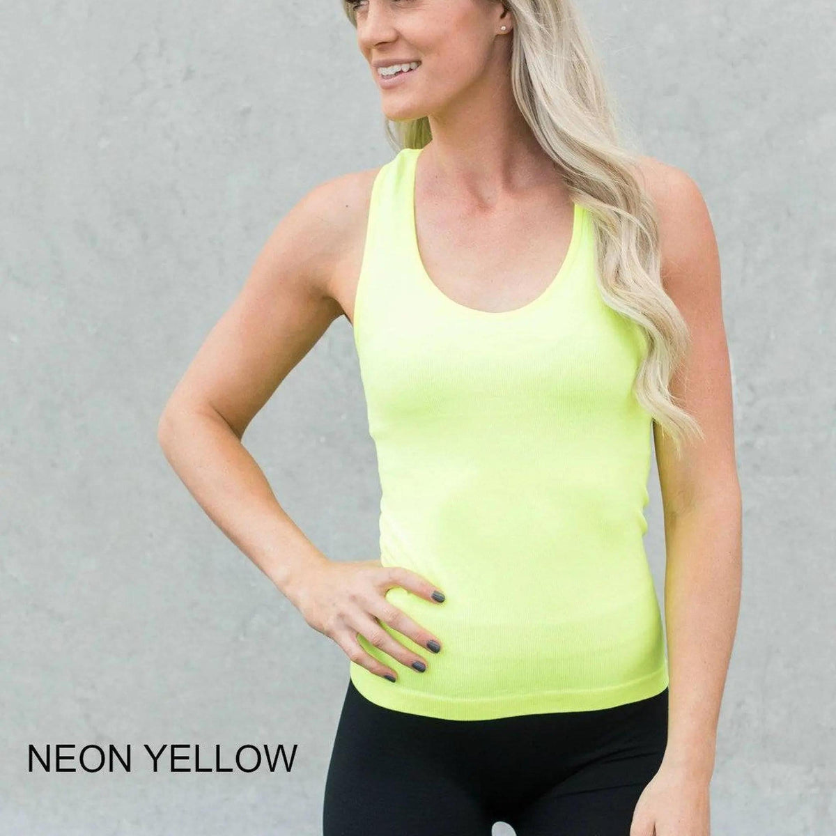 Mid - Length Racerback Tank | Ribbed - Truly Contagious