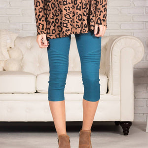 Moto Capri Jeggings | 4 Sizes - Truly Contagious