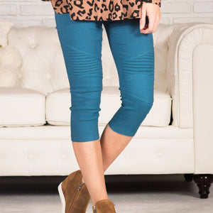 Moto Capri Jeggings | 4 Sizes - Truly Contagious