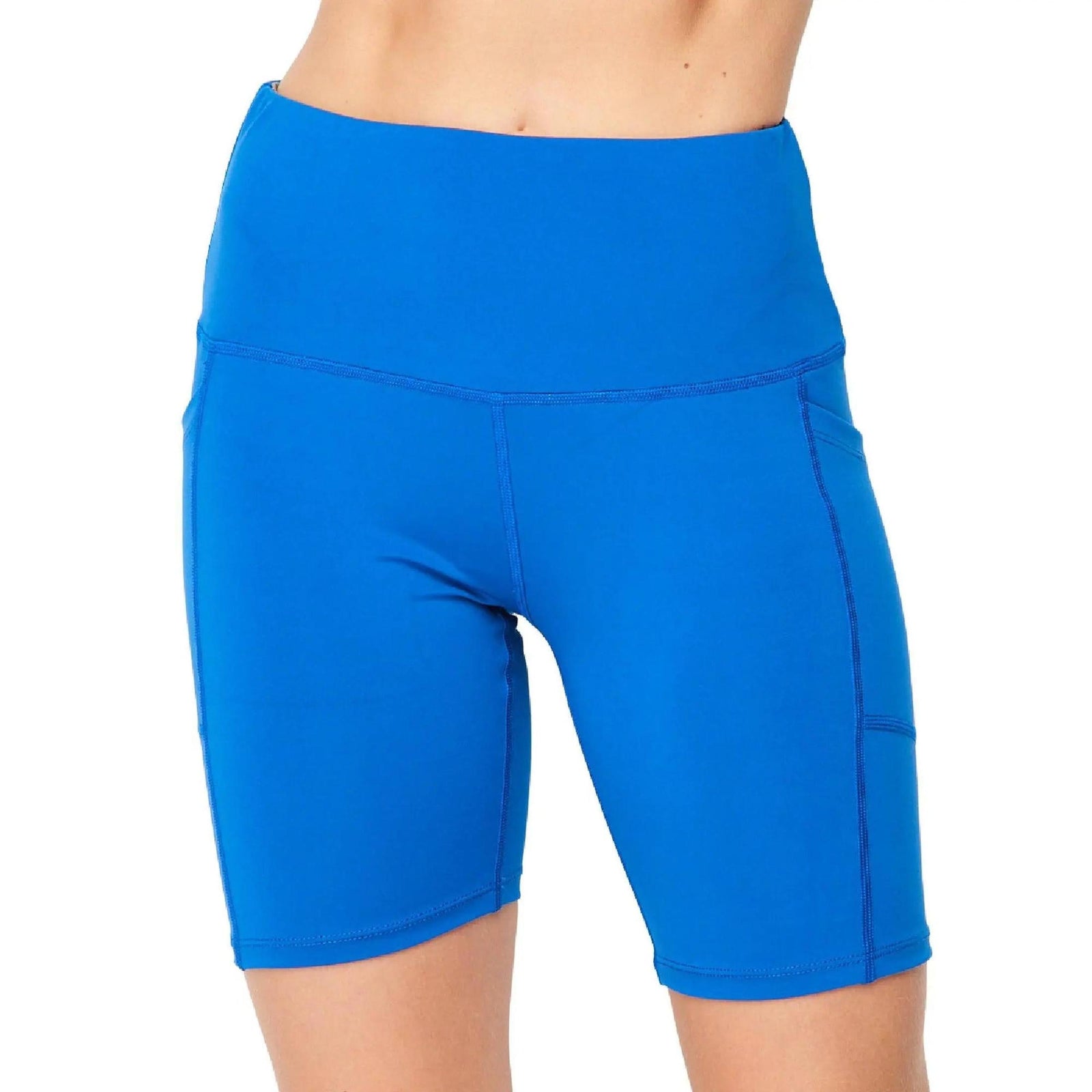 Squat Proof High - Waist Biker Leggings | Cell Phone Pocket (New Fashion) - Truly Contagious