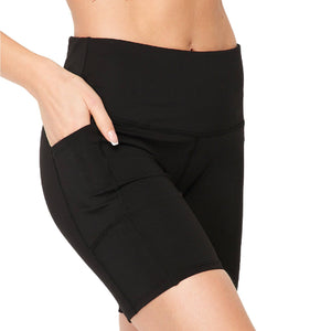 Squat Proof High - Waist Biker Leggings | Cell Phone Pocket (New Fashion) - Truly Contagious