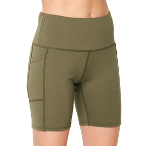Squat Proof High - Waist Biker Leggings | Cell Phone Pocket (New Fashion) - Truly Contagious