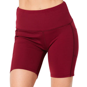 Squat Proof High - Waist Biker Leggings | Cell Phone Pocket (New Fashion) - Truly Contagious