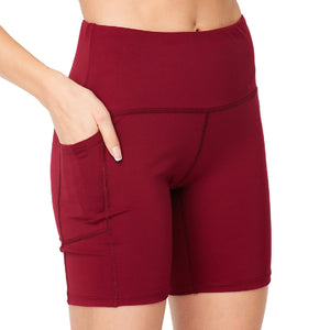 Squat Proof High - Waist Biker Leggings | Cell Phone Pocket (New Fashion) - Truly Contagious