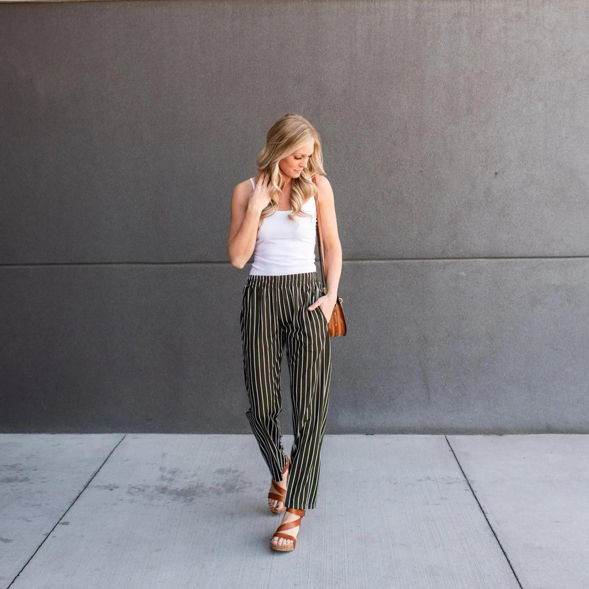 Striped Dress Pants - Truly Contagious