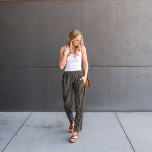 Striped Dress Pants - Truly Contagious