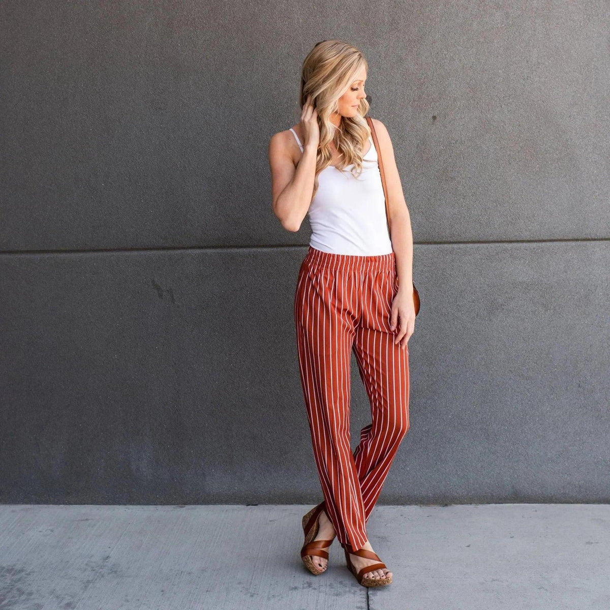 Striped Dress Pants - Truly Contagious