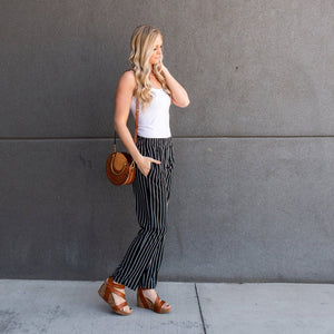 Striped Dress Pants - Truly Contagious