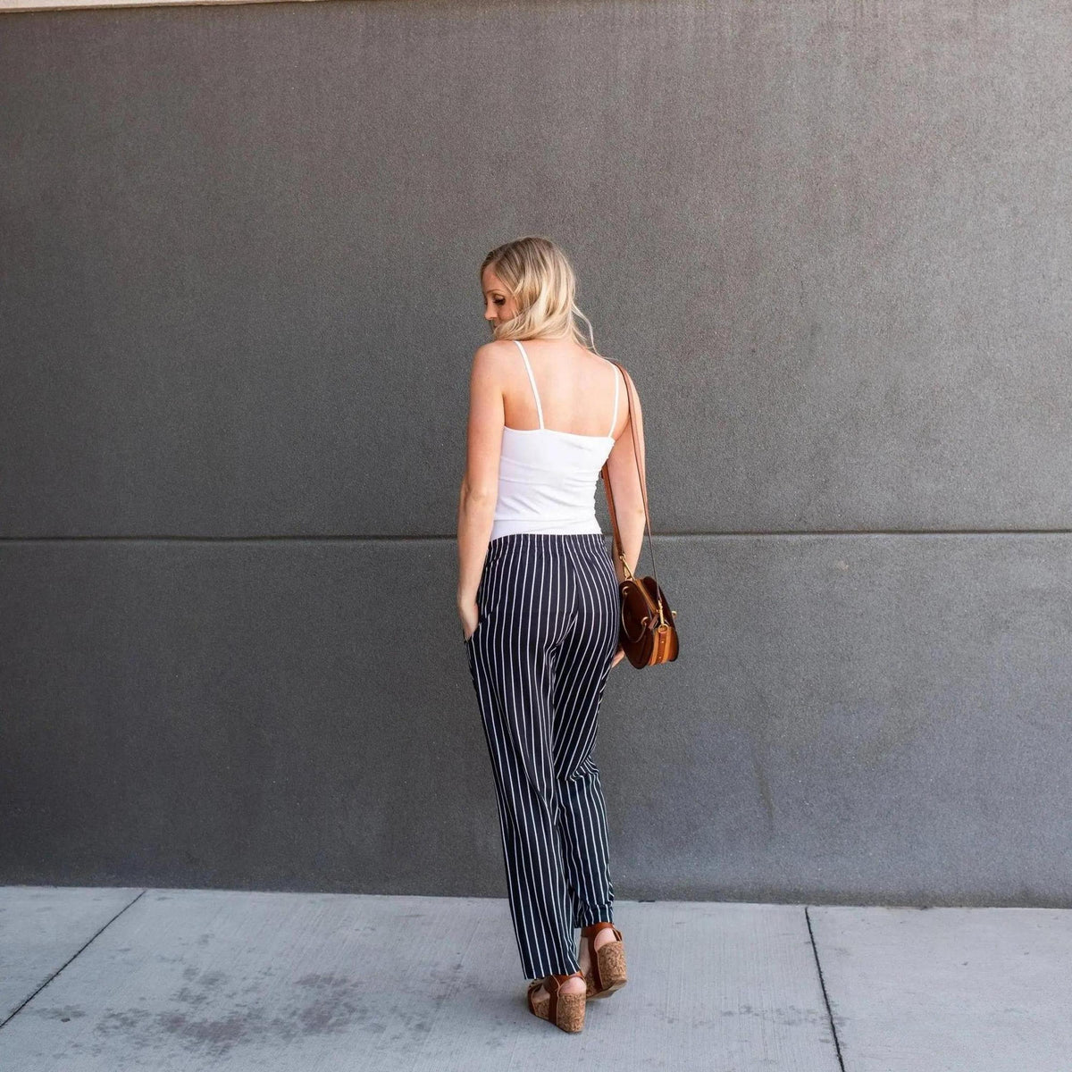 Striped Dress Pants - Truly Contagious