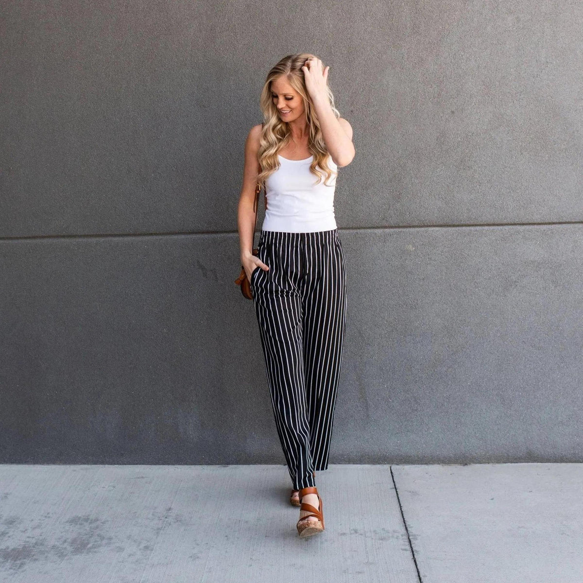 Striped Dress Pants - Truly Contagious