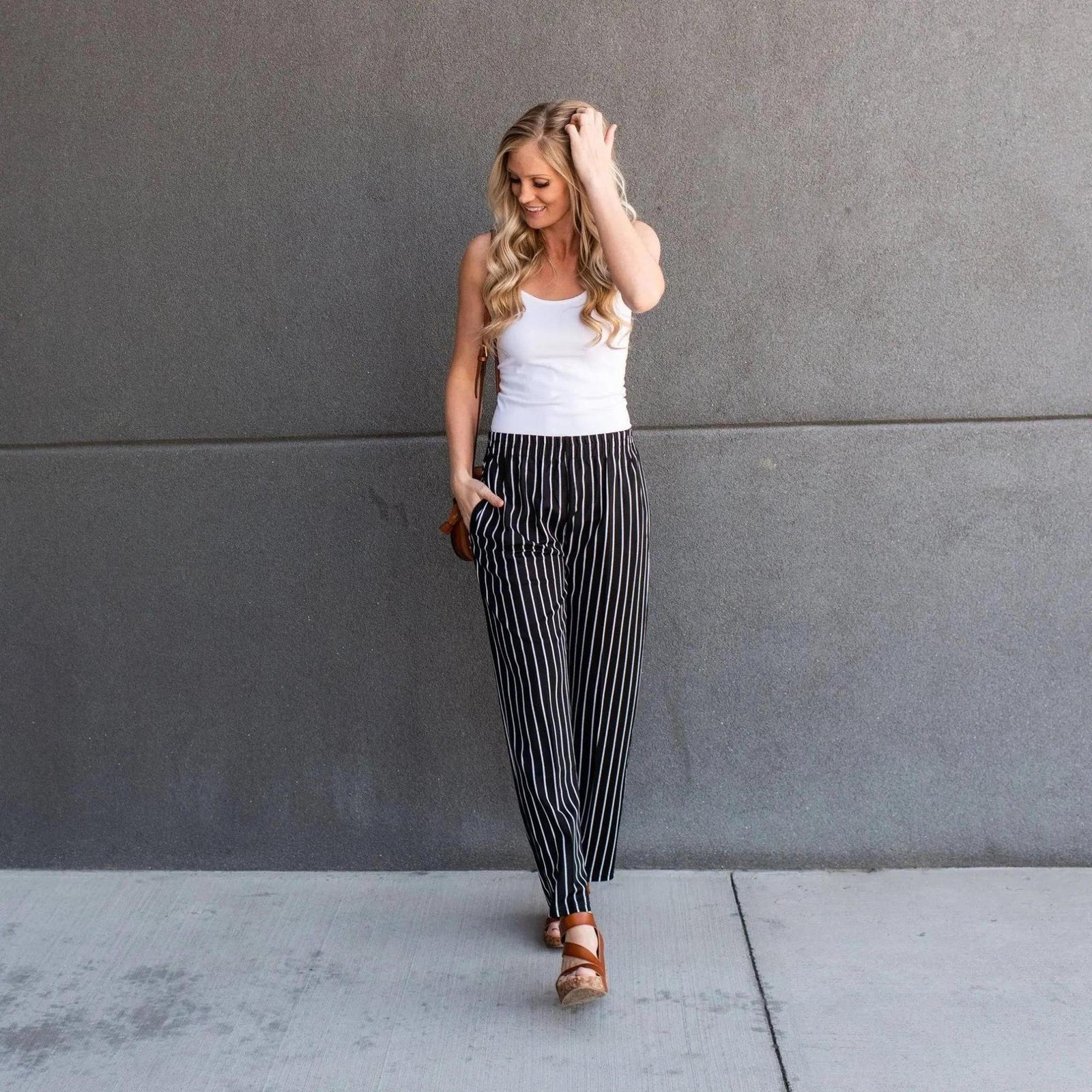 Striped Dress Pants - Truly Contagious