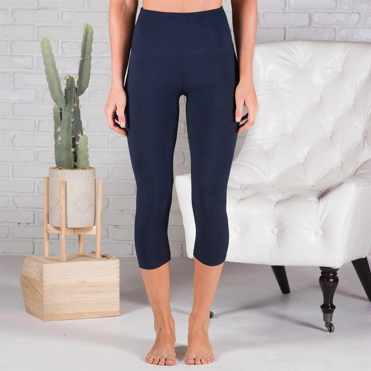 Super Soft 5" Waist Leggings | Tummy Control Capri (Truly Contagious - New Mix) - Truly Contagious
