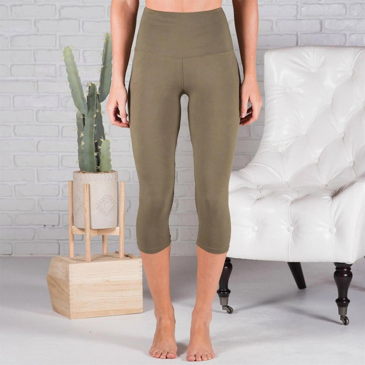 Super Soft 5" Waist Leggings | Tummy Control Capri (Truly Contagious - New Mix) - Truly Contagious