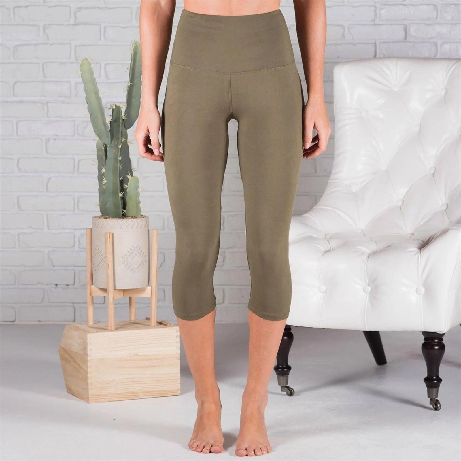 Super Soft 5" Waist Leggings | Tummy Control Capri (Truly Contagious - New Mix) - Truly Contagious
