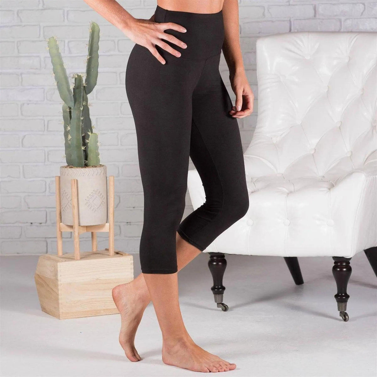 Super Soft 5" Waist Leggings | Tummy Control Capri (Truly Contagious - New Mix) - Truly Contagious