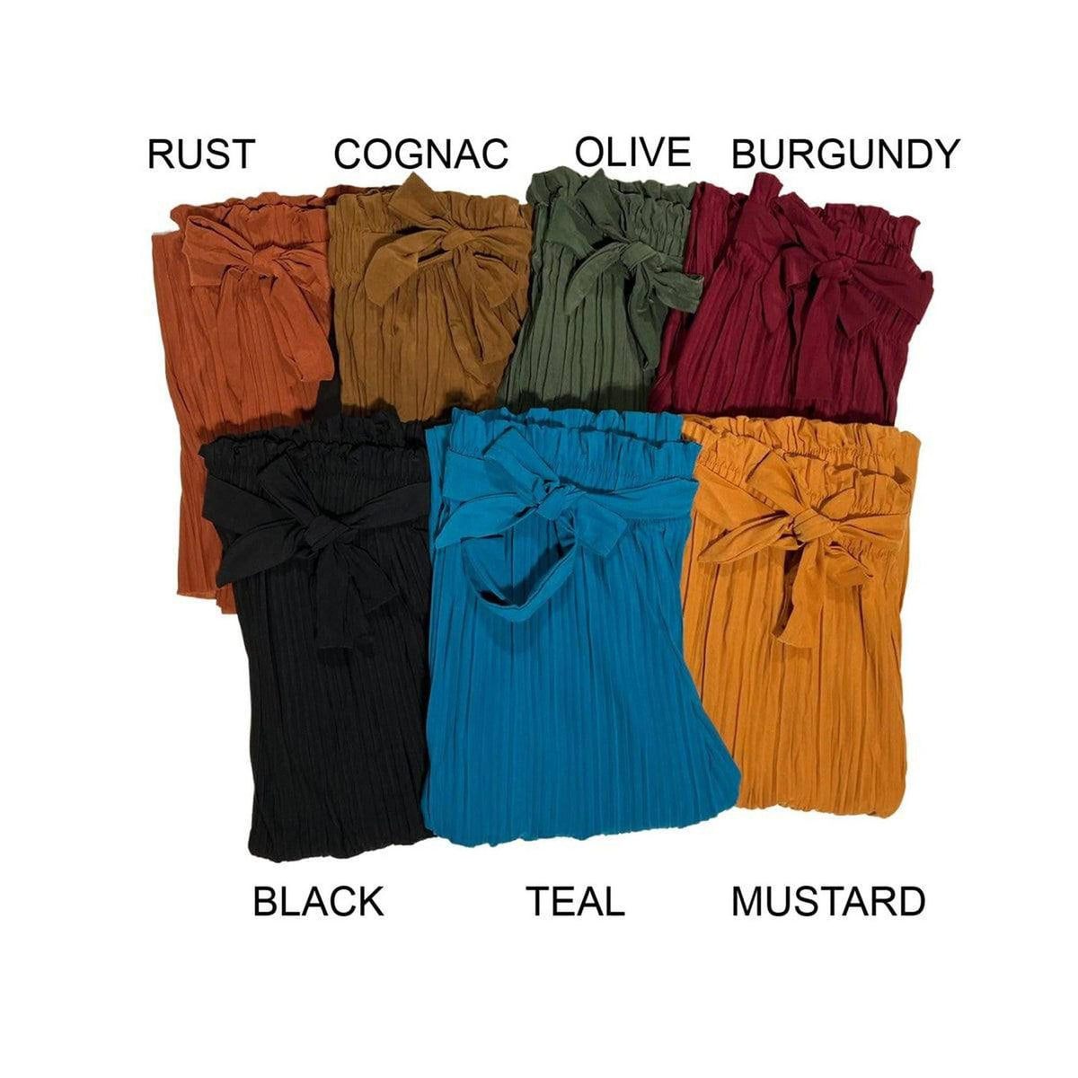 Tie Waist Palazzo Pants - Truly Contagious