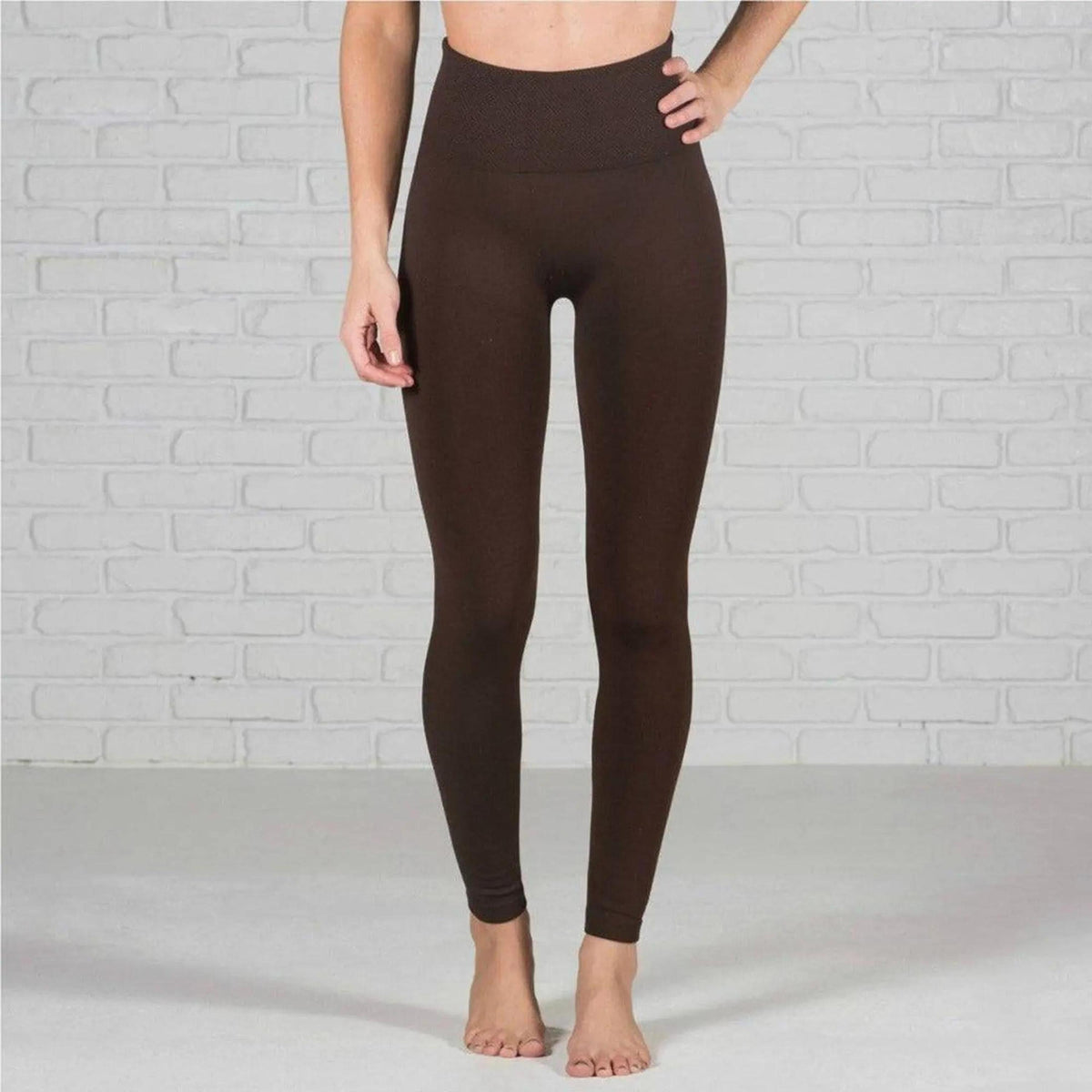 Tummy Control Fleece Lined Leggings Two Sizes Curvy Added - Truly Contagious