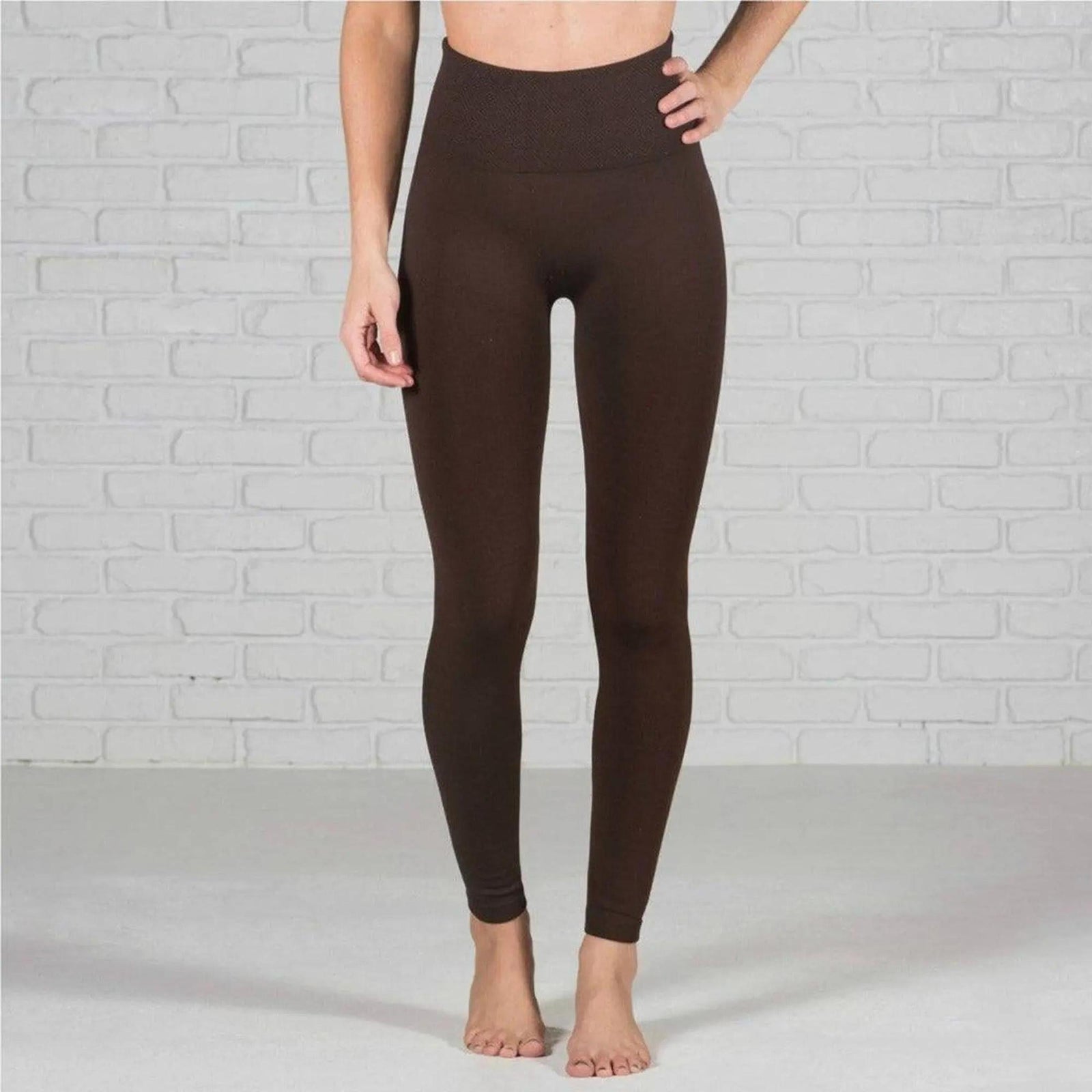 Tummy Control Fleece Lined Leggings Two Sizes Curvy Added - Truly Contagious