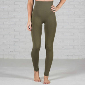 Tummy Control Fleece Lined Leggings Two Sizes Curvy Added - Truly Contagious