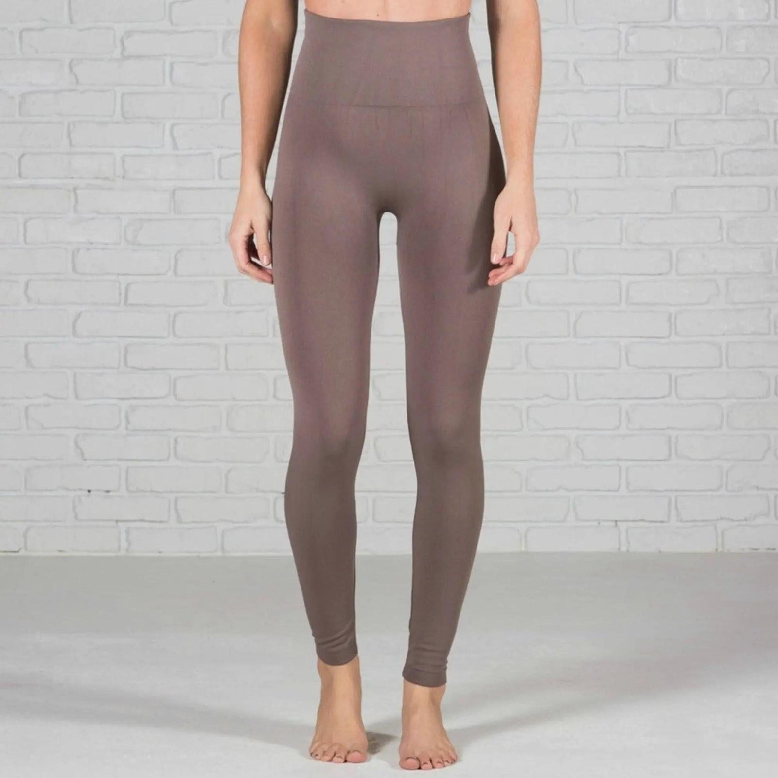 Tummy Control Fleece Lined Leggings Two Sizes Curvy Added - Truly Contagious