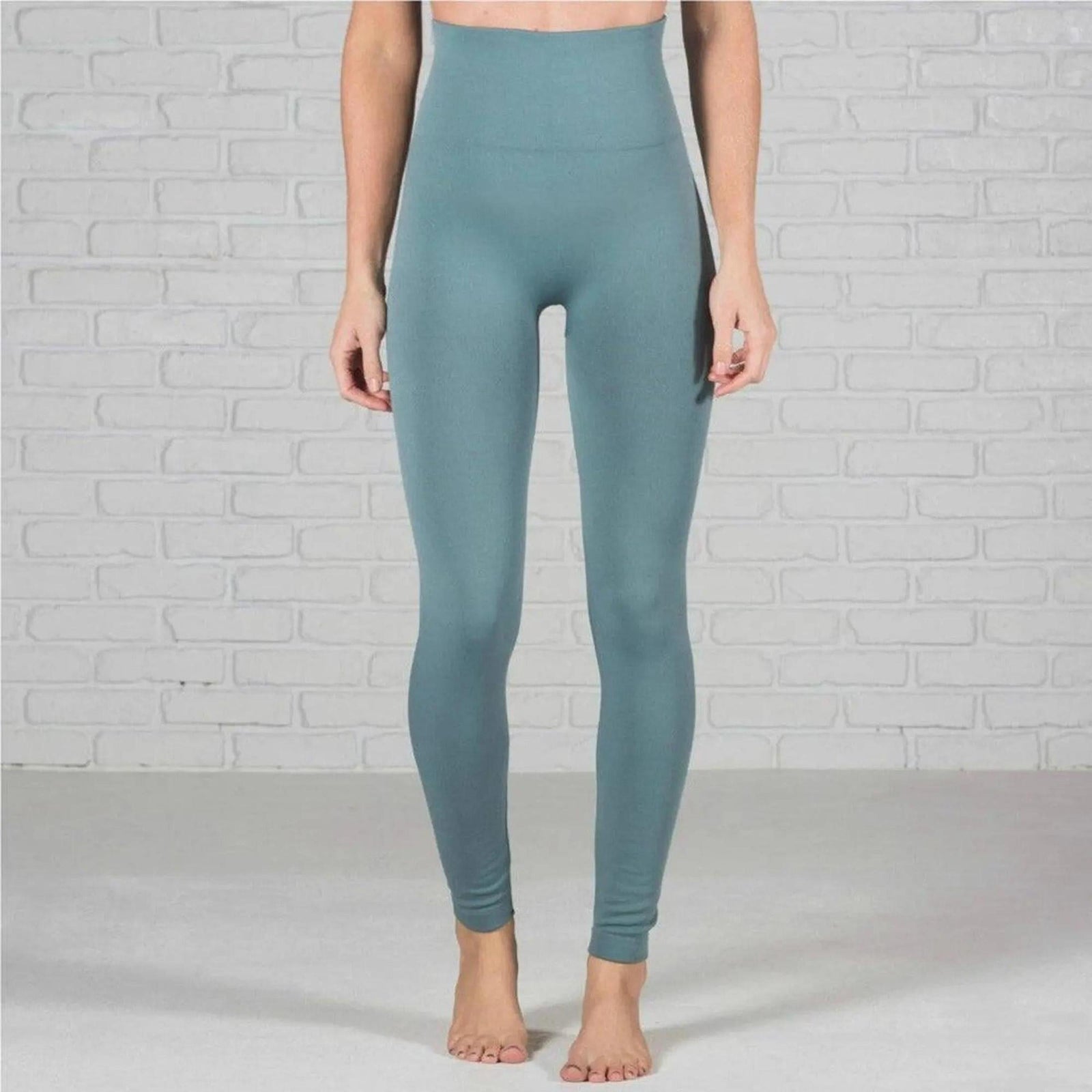 Tummy Control Fleece Lined Leggings Two Sizes Curvy Added - Truly Contagious