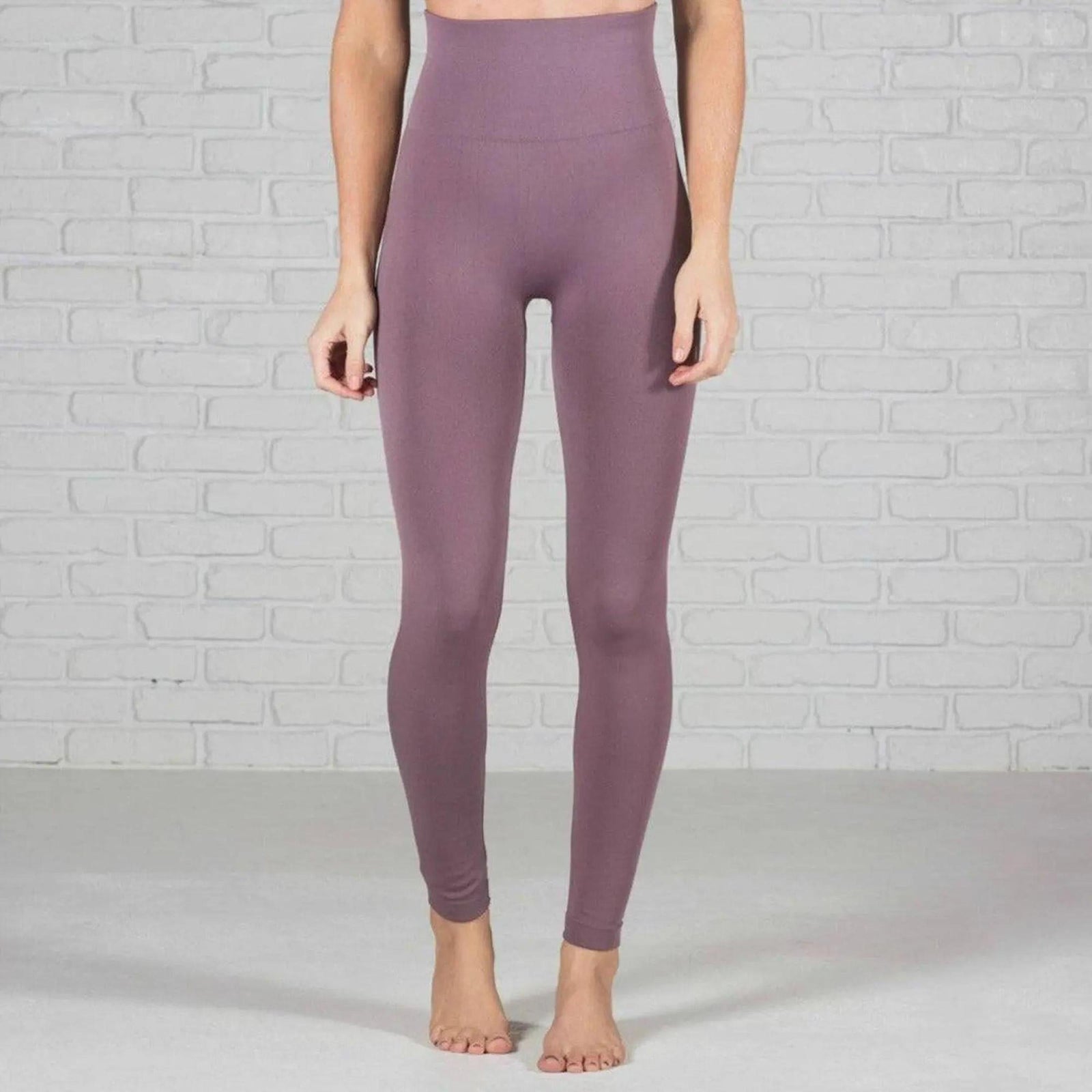 Tummy Control Fleece Lined Leggings Two Sizes Curvy Added - Truly Contagious