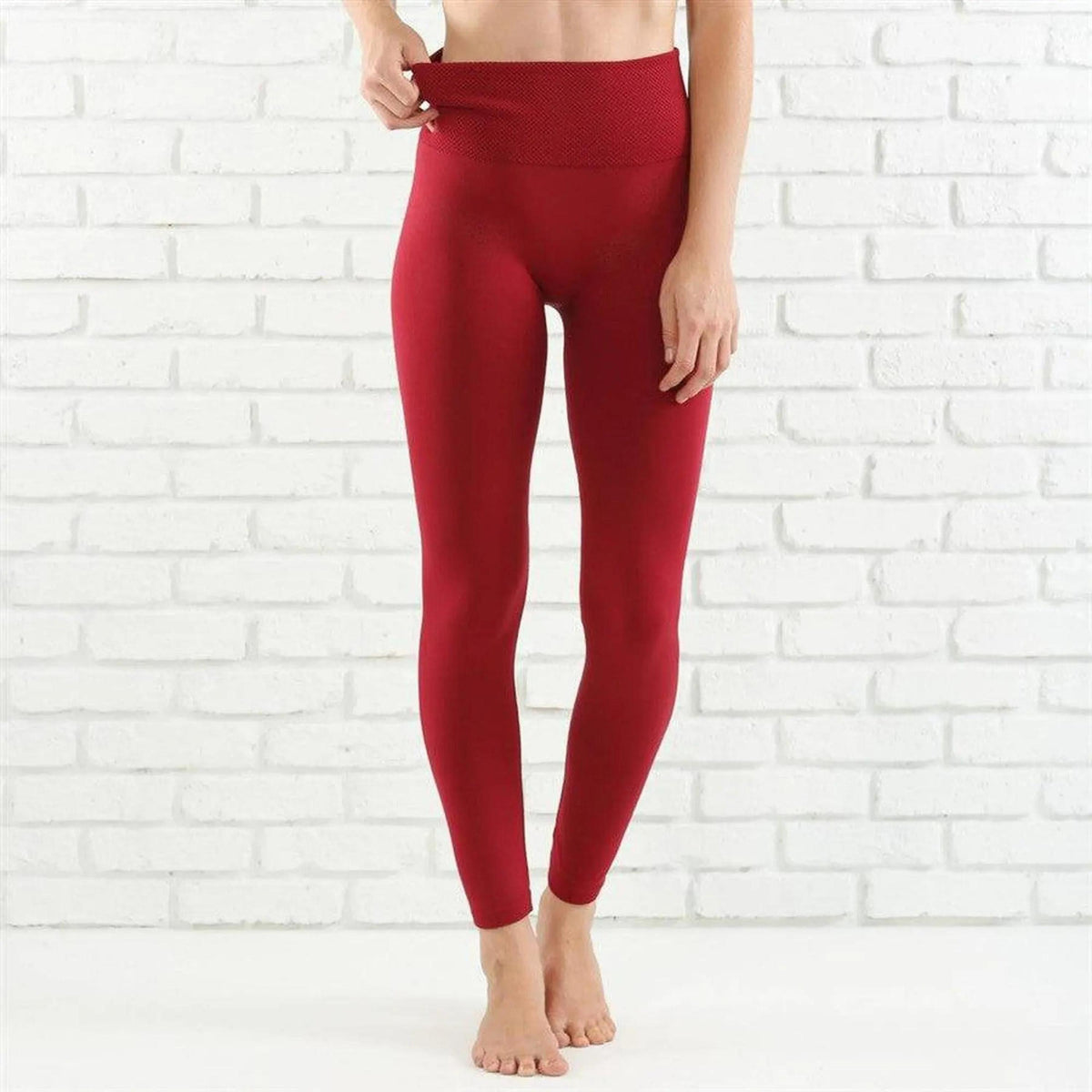 Tummy Control Fleece Lined Leggings Two Sizes Curvy Added - Truly Contagious