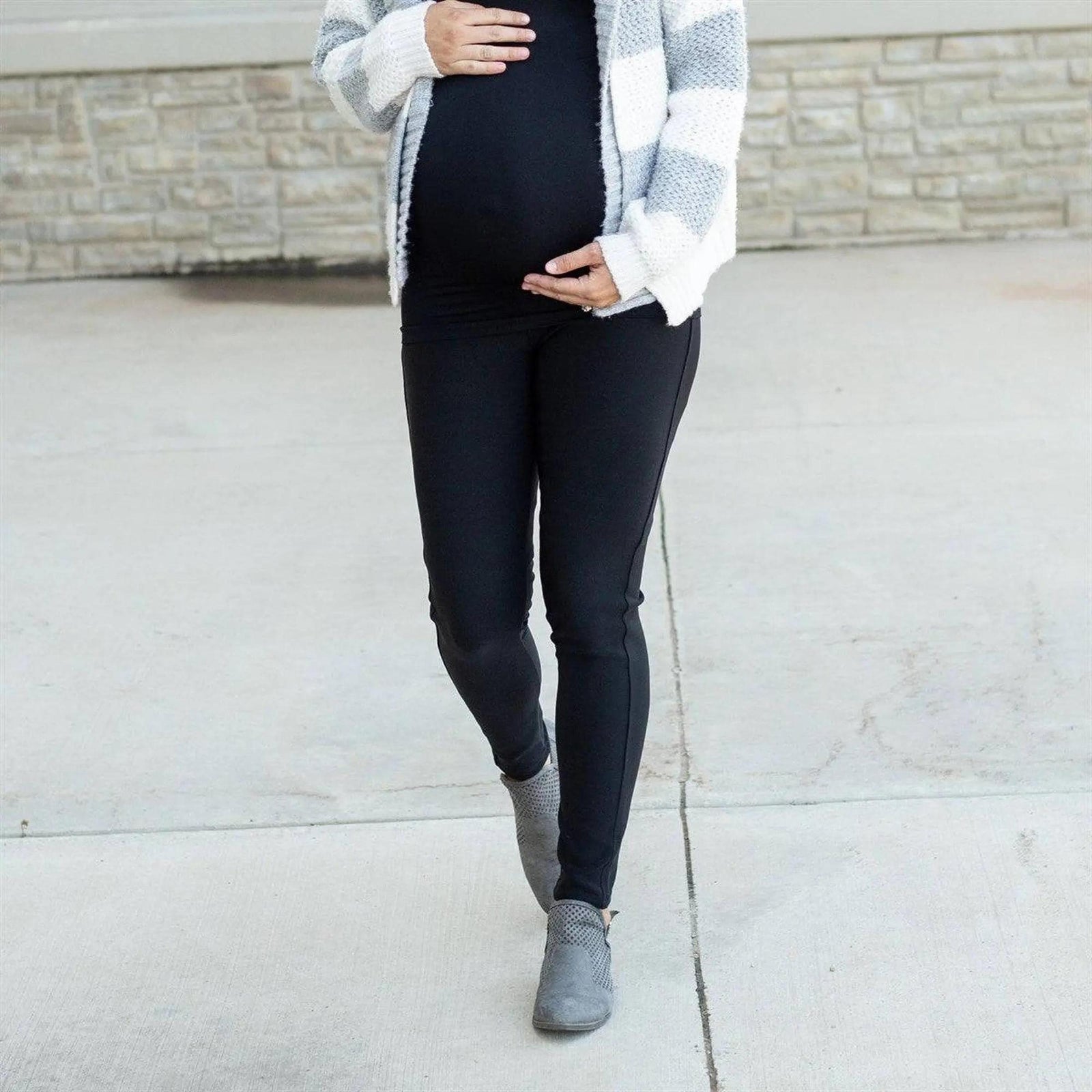 Twill Maternity Stretchy Jeggings - Truly Contagious