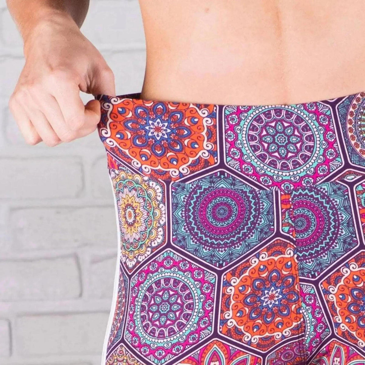 Ultra Soft Printed Leggings w/ Stripe (New Mix) - Truly Contagious