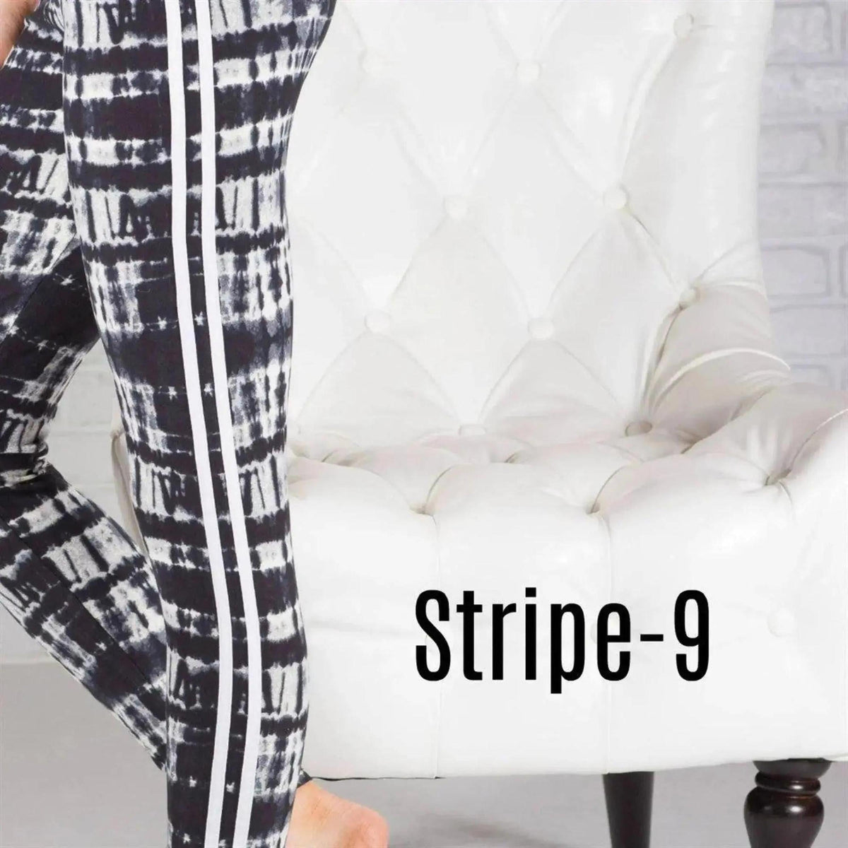 Ultra Soft Printed Leggings w/ Stripe (New Mix) - Truly Contagious
